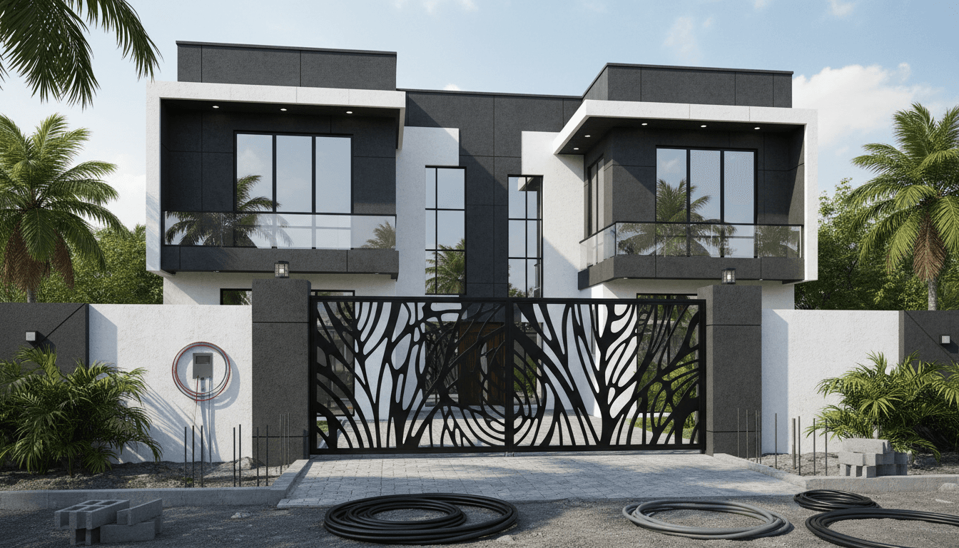 Modern 3 bedroom apartment exterior